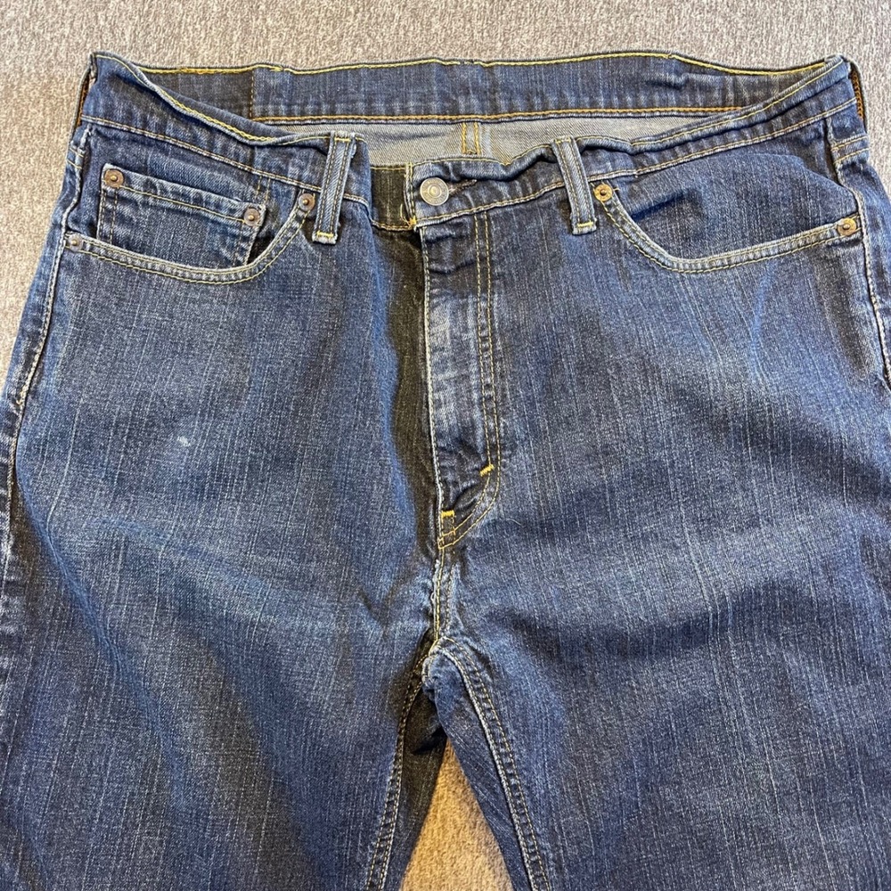 Levi's 541 Mens Jeans 36x27 Blue Denim Classic Fit Straight Leg Casual